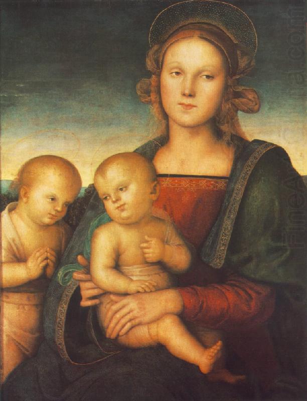 PERUGINO, Pietro Madonna with Child and Little St John af china oil painting image